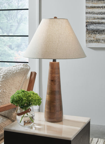 Danset Table Lamps (Set of 2) - L329104X2 - product view or room setting; set of 2; individual included-item views (supplier image 1)
