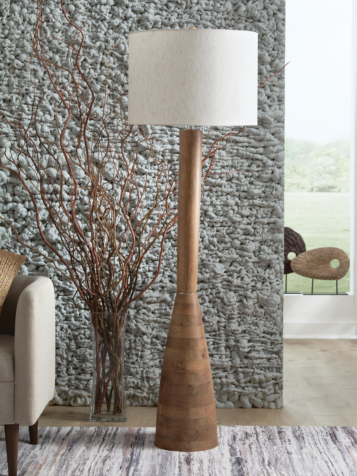 Ailsa Floor Lamp - L329111 - product view or room setting; only floor lamp included (supplier image 2)