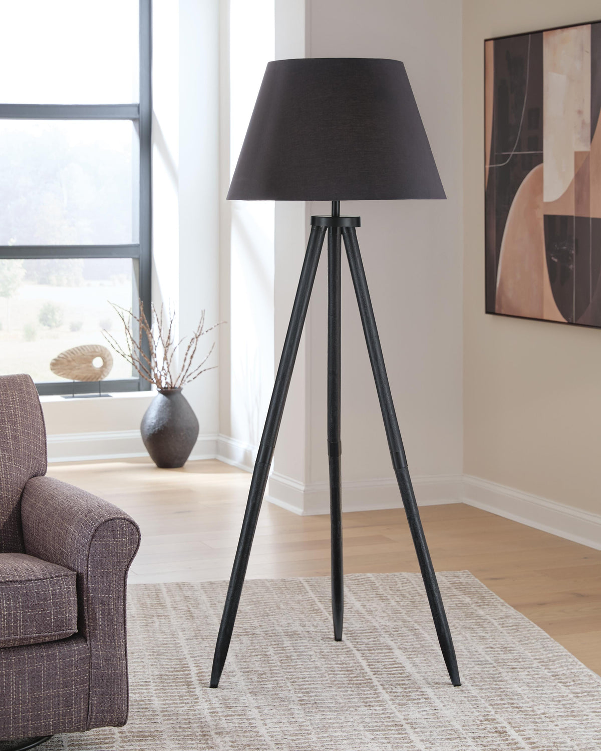 Orhan Floor Lamp - L329121 - product view or room setting; only floor lamp included (supplier image 2)