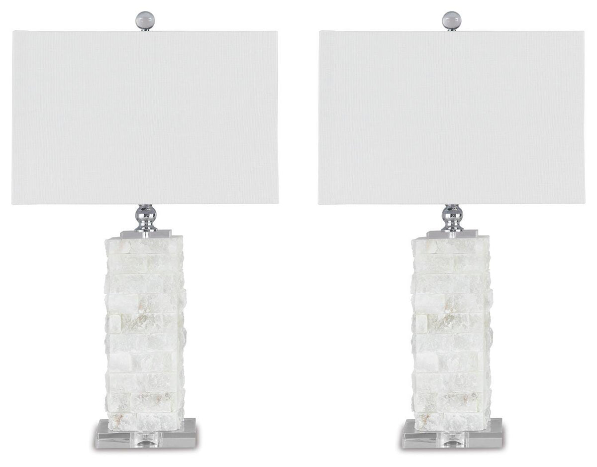 Malise Table Lamps (Set of 2) - L429014X2 - product view or room setting; set of 2; individual included-item views (supplier image 2)