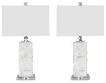 Malise Table Lamps (Set of 2) - L429014X2 - product view or room setting; set of 2; individual included-item views (supplier image 2)