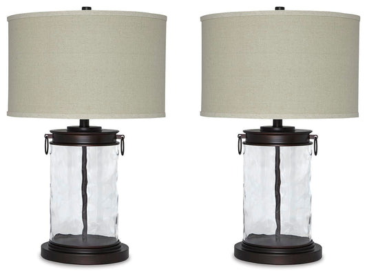 Tailynn Table Lamps (Set of 2) - L430324X2 - product view or room setting; set of 2; individual included-item views (supplier image 2)