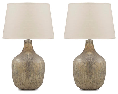 Mari Table Lamps (Set of 2) - L430664X2 - product view or room setting; set of 2; individual included-item views (supplier image 1)