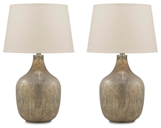 Mari Table Lamps (Set of 2) - L430664X2 - product view or room setting; set of 2; individual included-item views (supplier image 1)