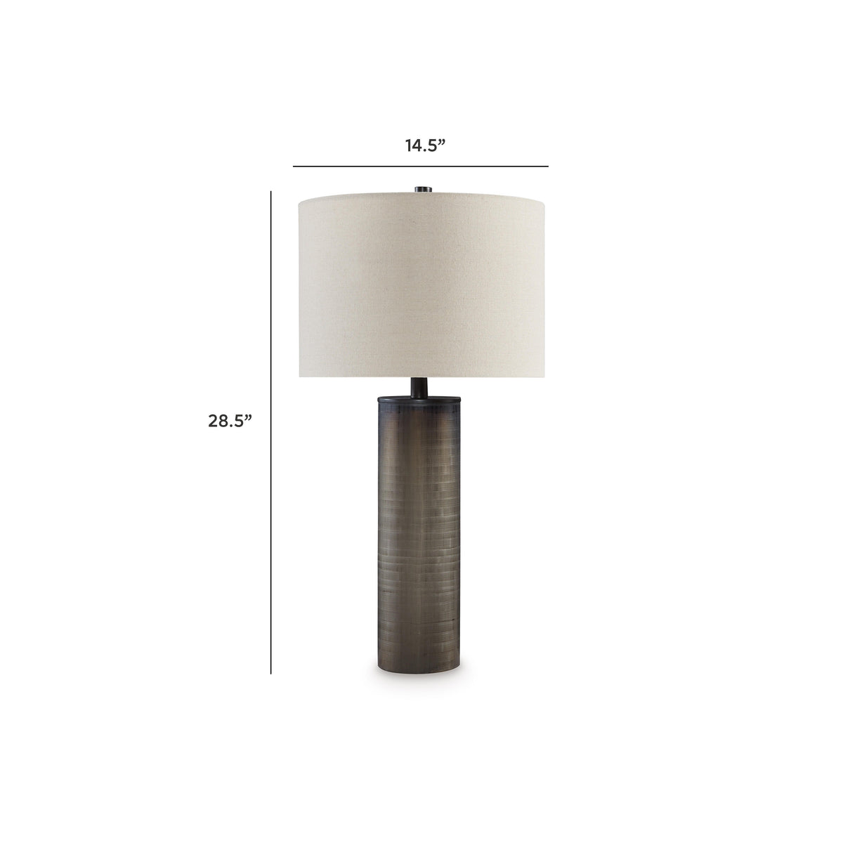 Dingerly Table Lamps (Set of 2) - L430824X2 - approximate manufacturer dimensions (supplier image 7)