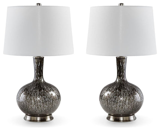 Tenslow Table Lamps (Set of 2) - L430844X2 - product view or room setting; set of 2; individual included-item views (supplier image 2)