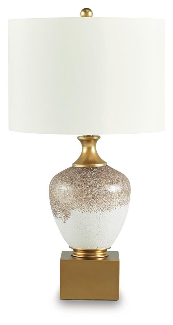 Tavisburg Table Lamp - L430894 - product view or room setting; only table lamp included (supplier image 1)