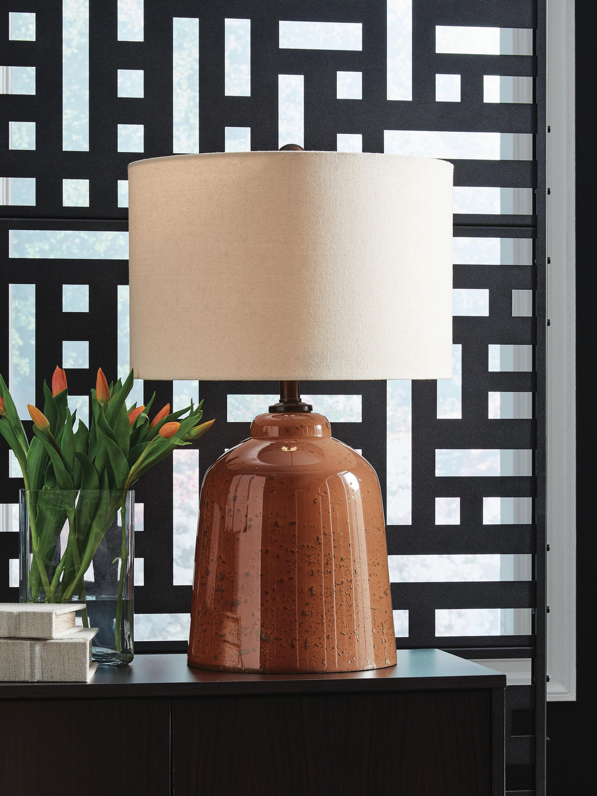 Aaleahya Table Lamp - L430904 - product view or room setting; only table lamp included (supplier image 2)