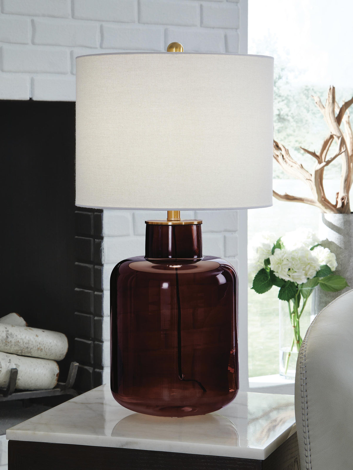 Mette Table Lamp - L430924 - product view or room setting; only table lamp included (supplier image 2)