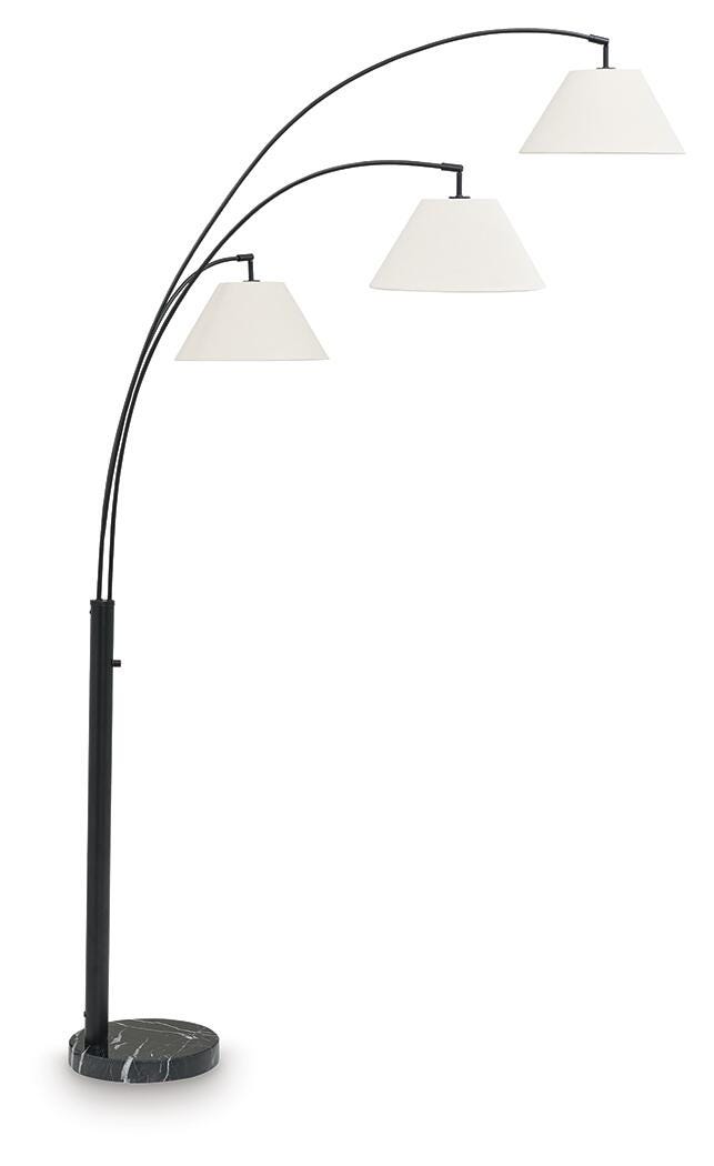 Gibbswellner Arc Lamp - L725159 - product view or room setting; only floor lamp included (supplier image 3)