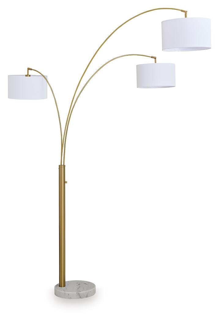 Valo Arc Lamp - L725169 - product view or room setting; only floor lamp included (supplier image 3)