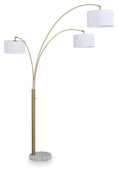 Valo Arc Lamp - L725169 - product view or room setting; only floor lamp included (supplier image 3)