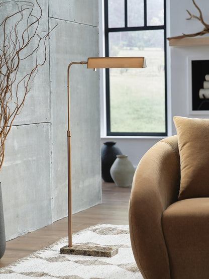 Yafe Floor Lamp - L734411 - product view or room setting; only floor lamp included (supplier image 2)