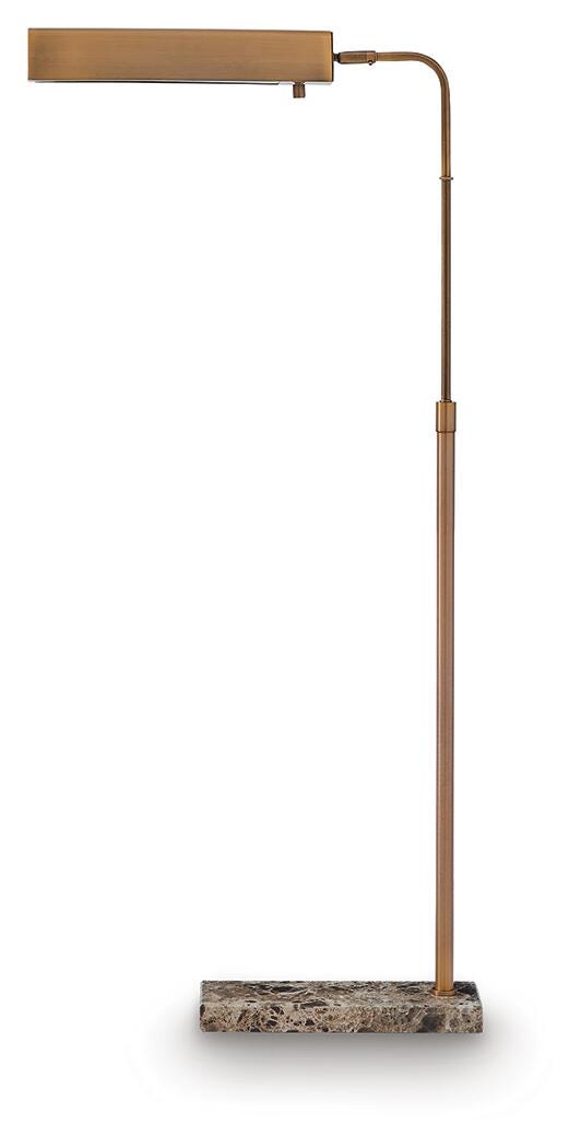 Yafe Floor Lamp - L734411 - product view or room setting; only floor lamp included (supplier image 3)