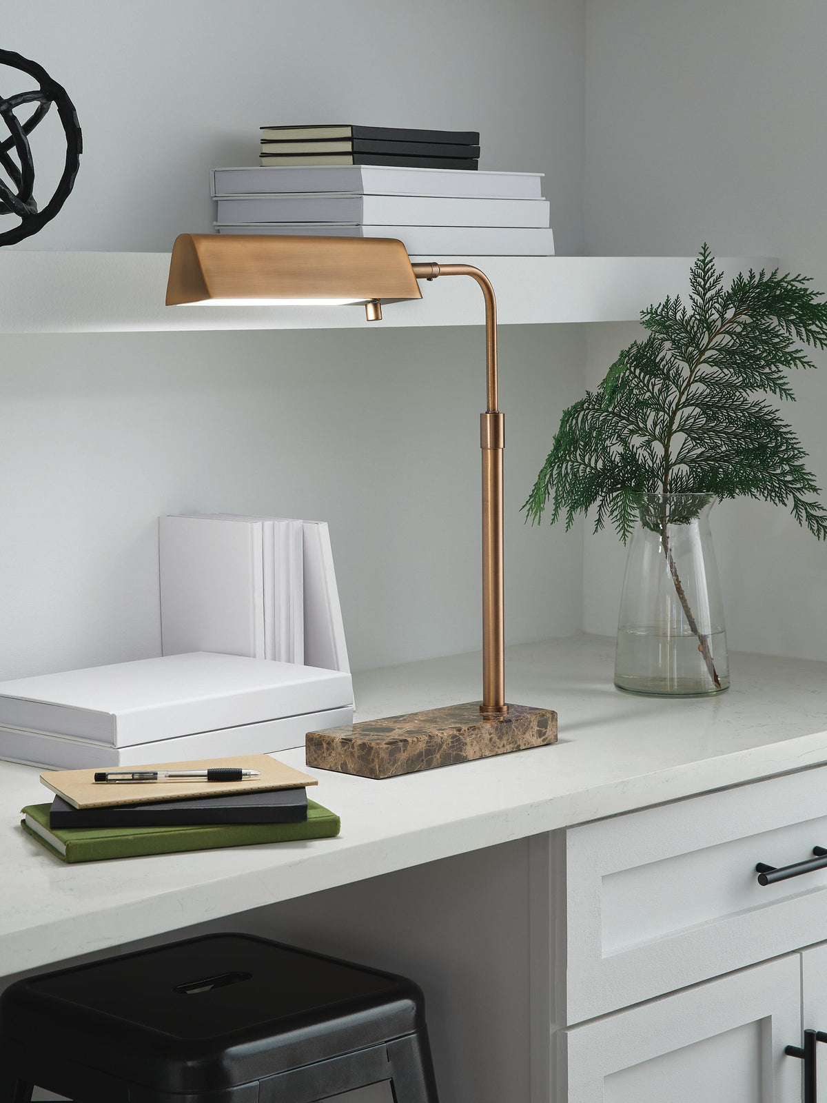 Yafe Desk Lamp - L734412 - product view or room setting; only table lamp included (supplier image 2)