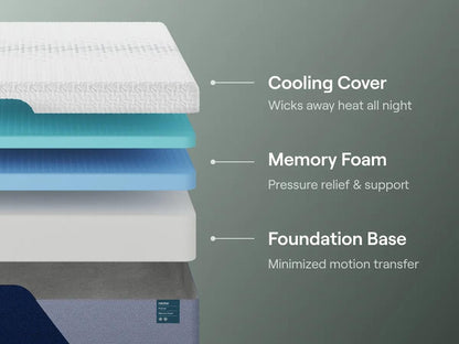 Nectar Premier Memory Foam Mattress - M12631, M12671, M12641, M12611, M12651, M12621 - product view or room setting; only memory foam mattresse included (supplier image 5)