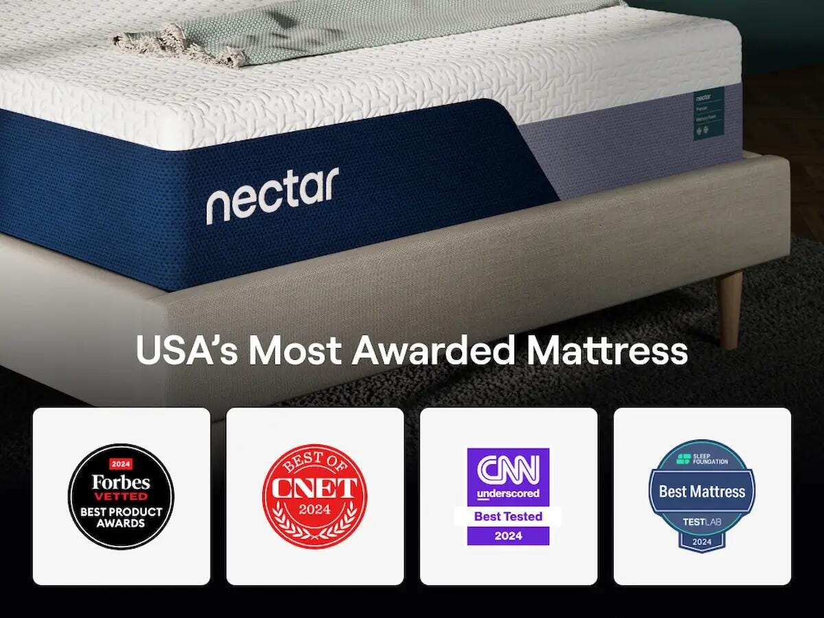 Nectar Premier Memory Foam Mattress - M12631, M12671, M12641, M12611, M12651, M12621 - product view or room setting; only memory foam mattresse included (supplier image 6)