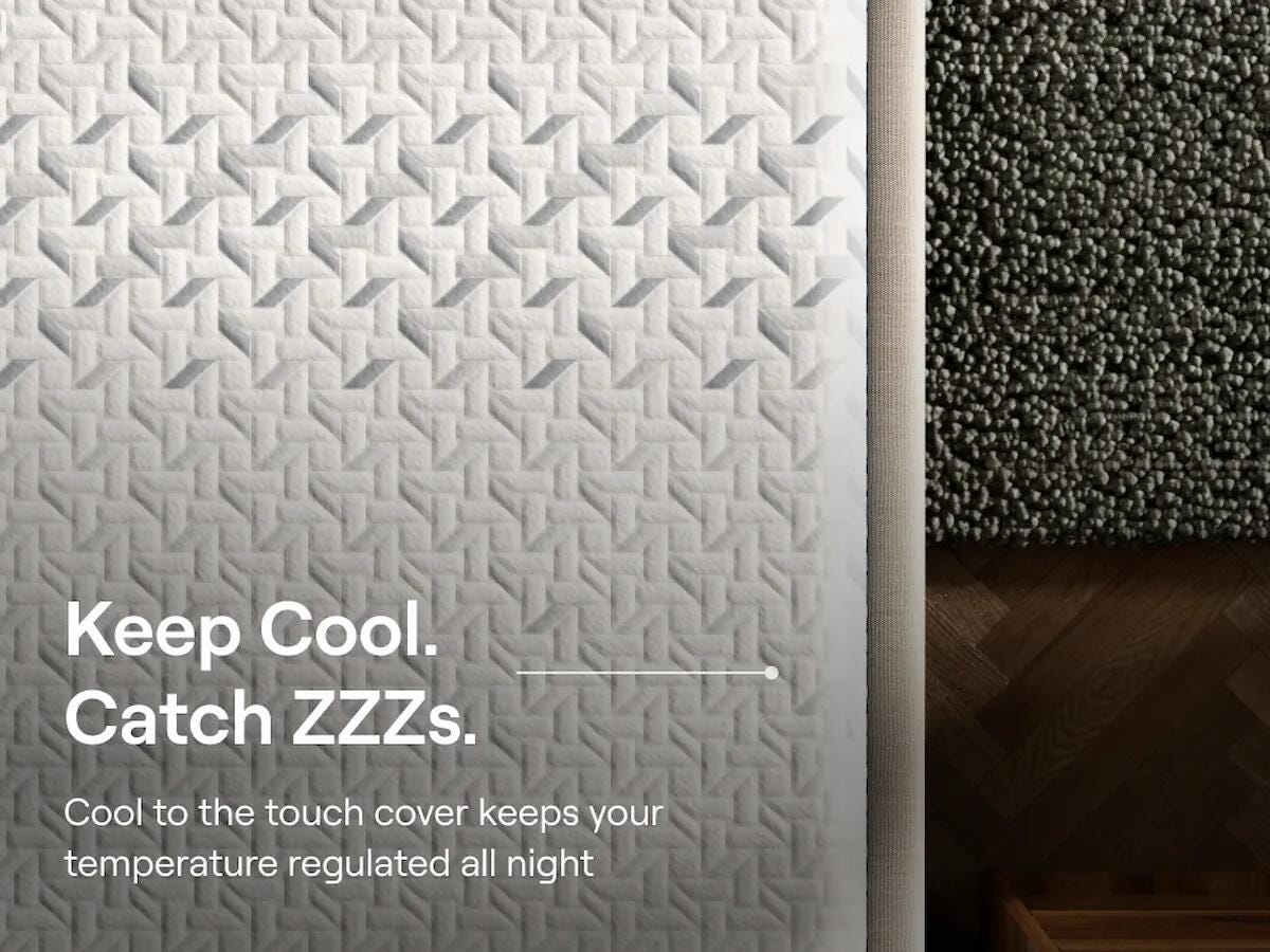 Nectar Premier Memory Foam Mattress - M12631, M12671, M12641, M12611, M12651, M12621 - product view or room setting; only memory foam mattresse included (supplier image 9)