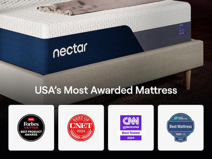 Nectar Luxe Memory Foam Mattress - M12751, M12721, M12771, M12741, M12731, M12711 - product view or room setting; only memory foam mattresse included (supplier image 6)