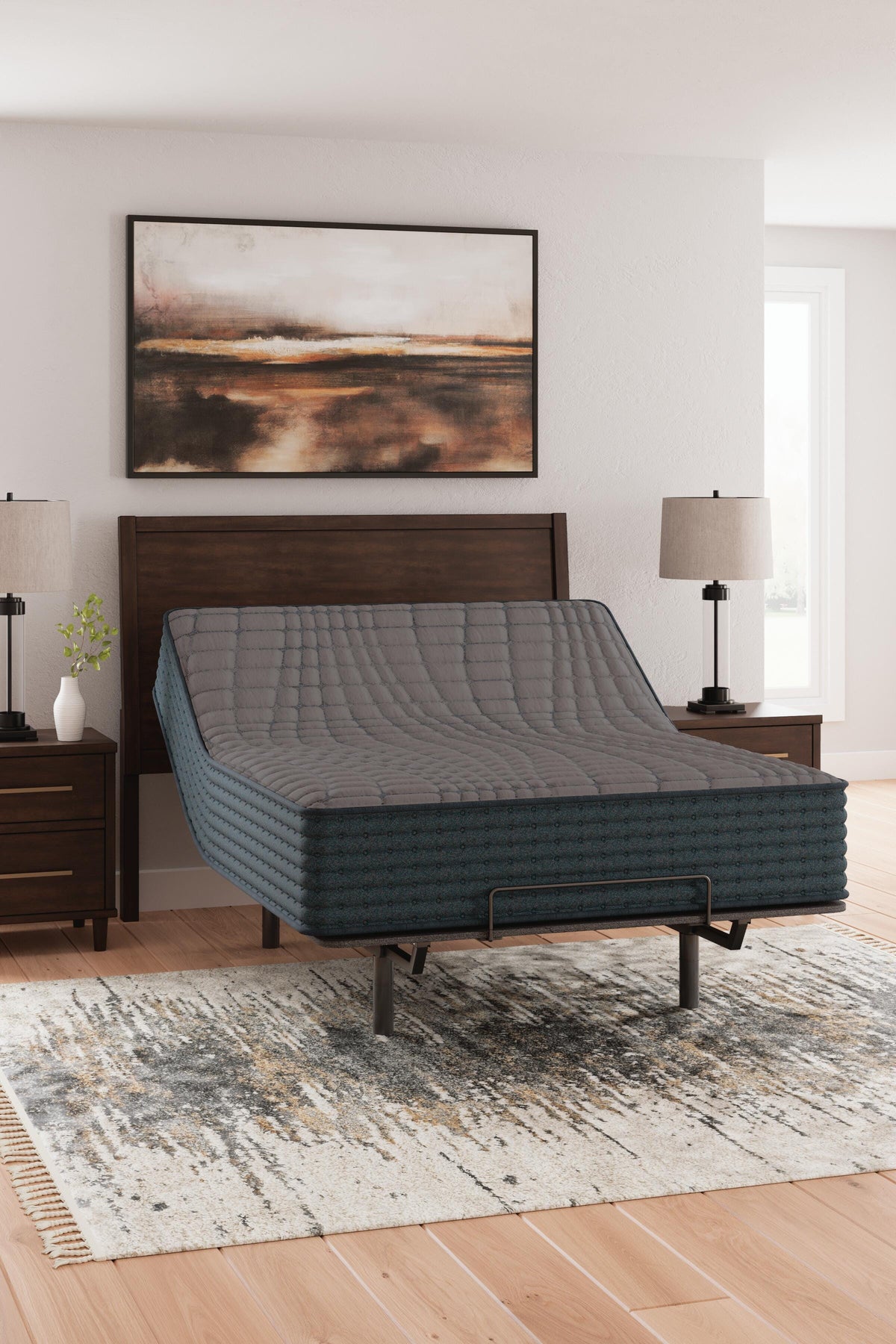 Gray 1200 Hybrid Mattress - M43831 - product view or room setting; only hybrid mattresse included (supplier image 12)