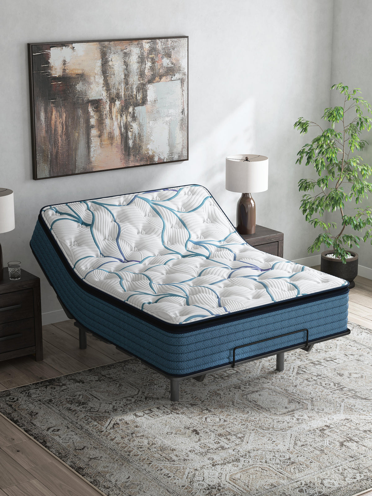 Limited Edition Plush PT 3.0 Mattress - M45271, M45251, M45231, M45241, M45221, M45211 - product view or room setting; only hybrid mattresse included (supplier image 13)