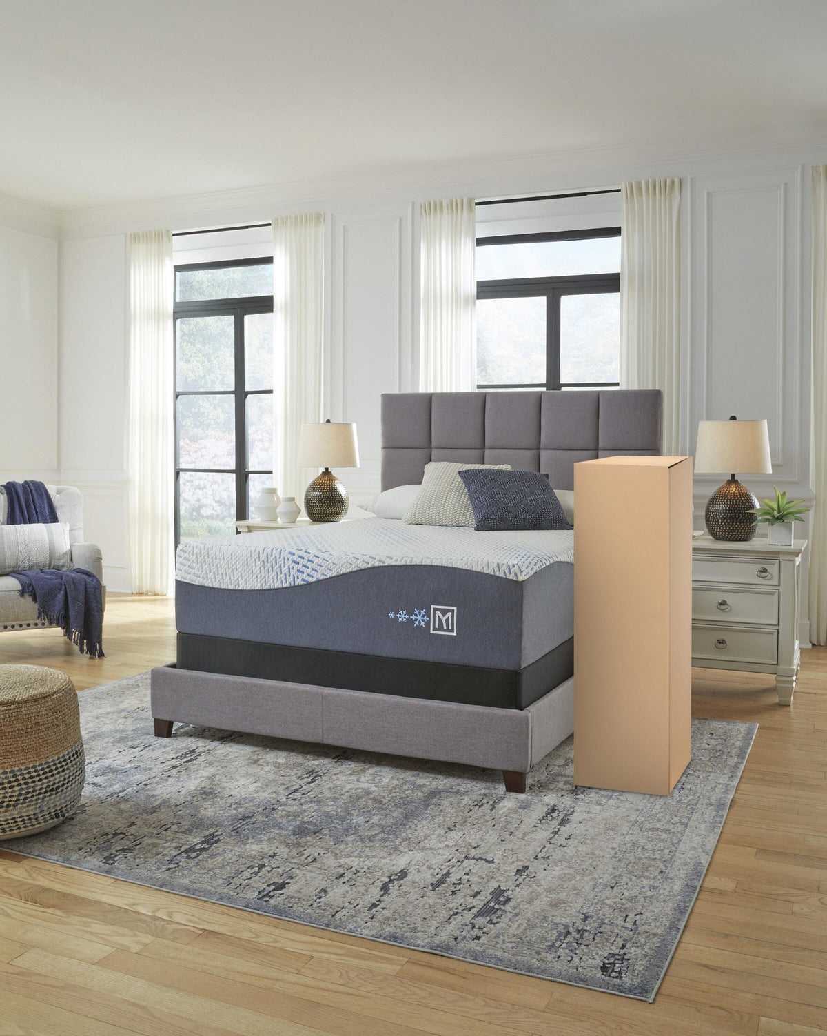 Millennium Luxury Gel Memory Foam Mattress - M50551 - product view or room setting; only memory foam mattresse included (supplier image 12)