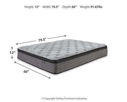 Augusta2 Mattress - M52531 - approximate manufacturer dimensions (supplier image 8)
