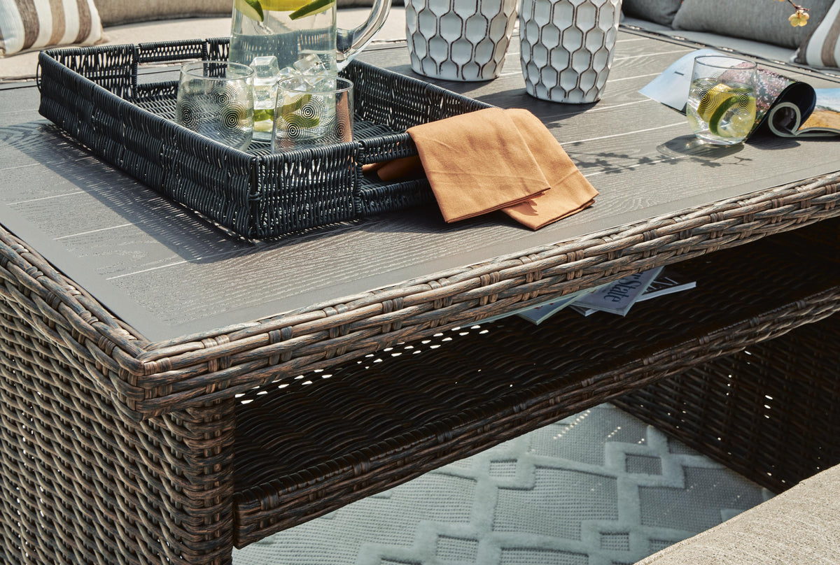 Brook Ranch Outdoor Multi-use Table - P465-625 - finish or detail (supplier image 5)