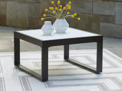 Beachloft Outdoor Coffee Table - P490-708 - product view or room setting; only outdoor coffee table included (supplier image 2)