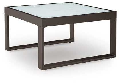 Beachloft Outdoor Coffee Table - P490-708 - product view or room setting; only outdoor coffee table included (supplier image 1)
