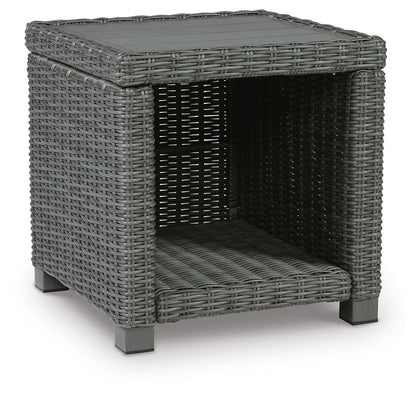 Elite Park Outdoor End Table - P518-702 - product view or room setting; only outdoor end table included (supplier image 1)