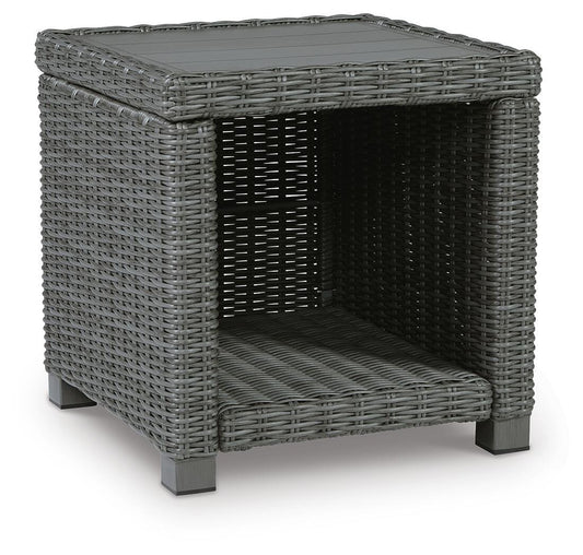 Elite Park Outdoor End Table - P518-702 - product view or room setting; only outdoor end table included (supplier image 1)