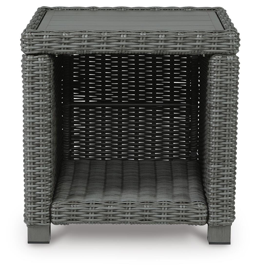 Elite Park Outdoor End Table - P518-702 - product view or room setting; only outdoor end table included (supplier image 3)