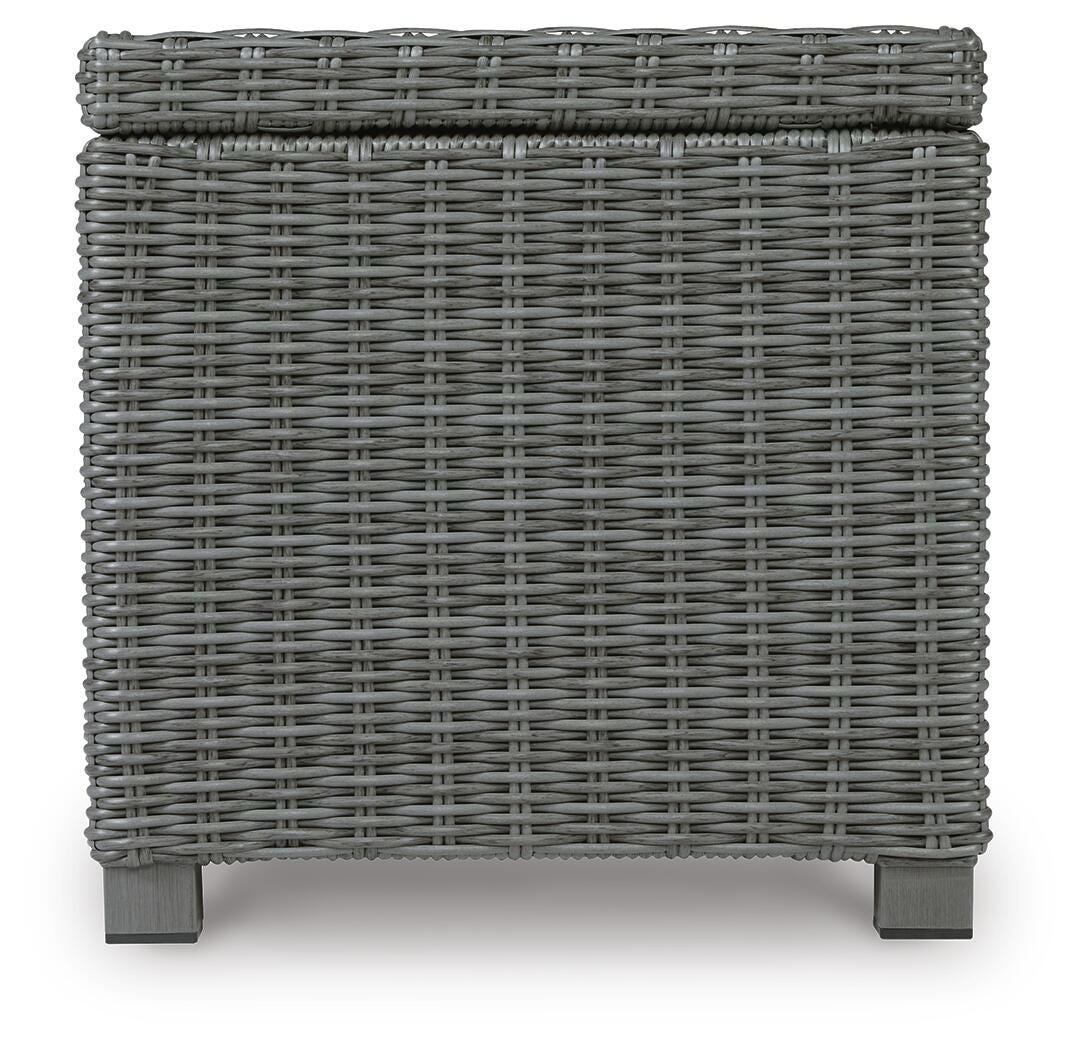 Elite Park Outdoor End Table - P518-702 - product view or room setting; only outdoor end table included (supplier image 4)