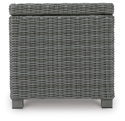 Elite Park Outdoor End Table - P518-702 - product view or room setting; only outdoor end table included (supplier image 4)