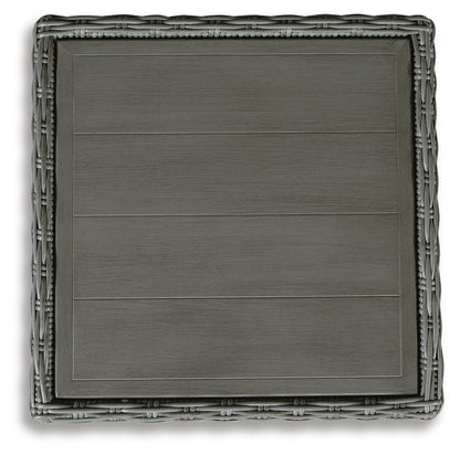 Elite Park Outdoor End Table - P518-702 - product view or room setting; only outdoor end table included (supplier image 5)