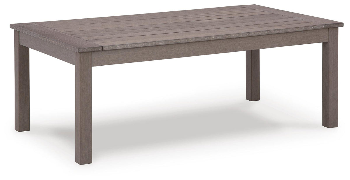 Hillside Barn Outdoor Coffee Table - P564-701 - product view or room setting; only outdoor coffee table included (supplier image 1)