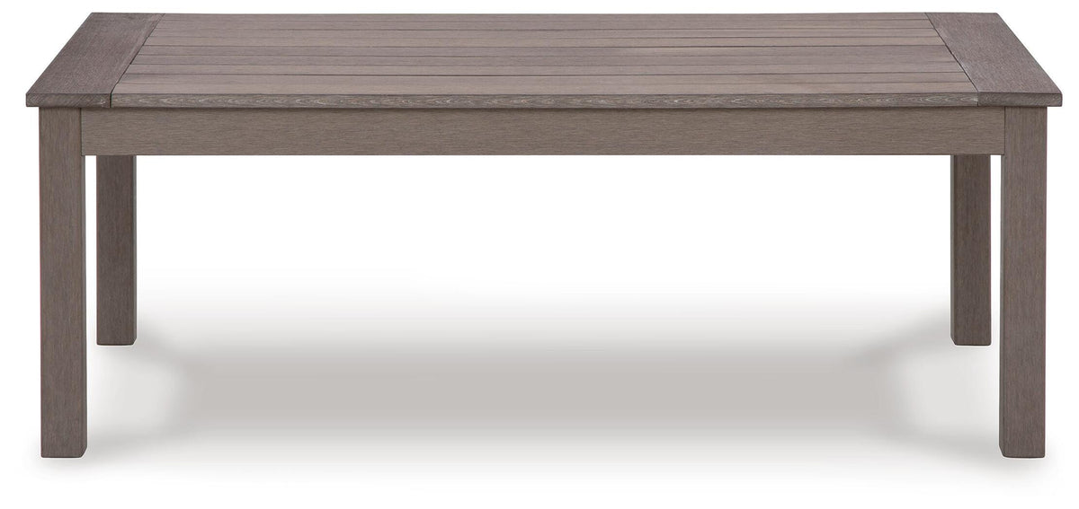 Hillside Barn Outdoor Coffee Table - P564-701 - product view or room setting; only outdoor coffee table included (supplier image 3)