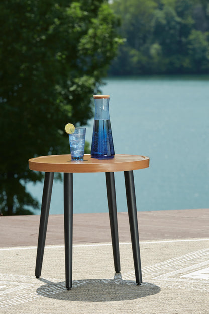 Horizon Hall Outdoor End Table - P572-706 - product view or room setting; only outdoor end table included (supplier image 2)