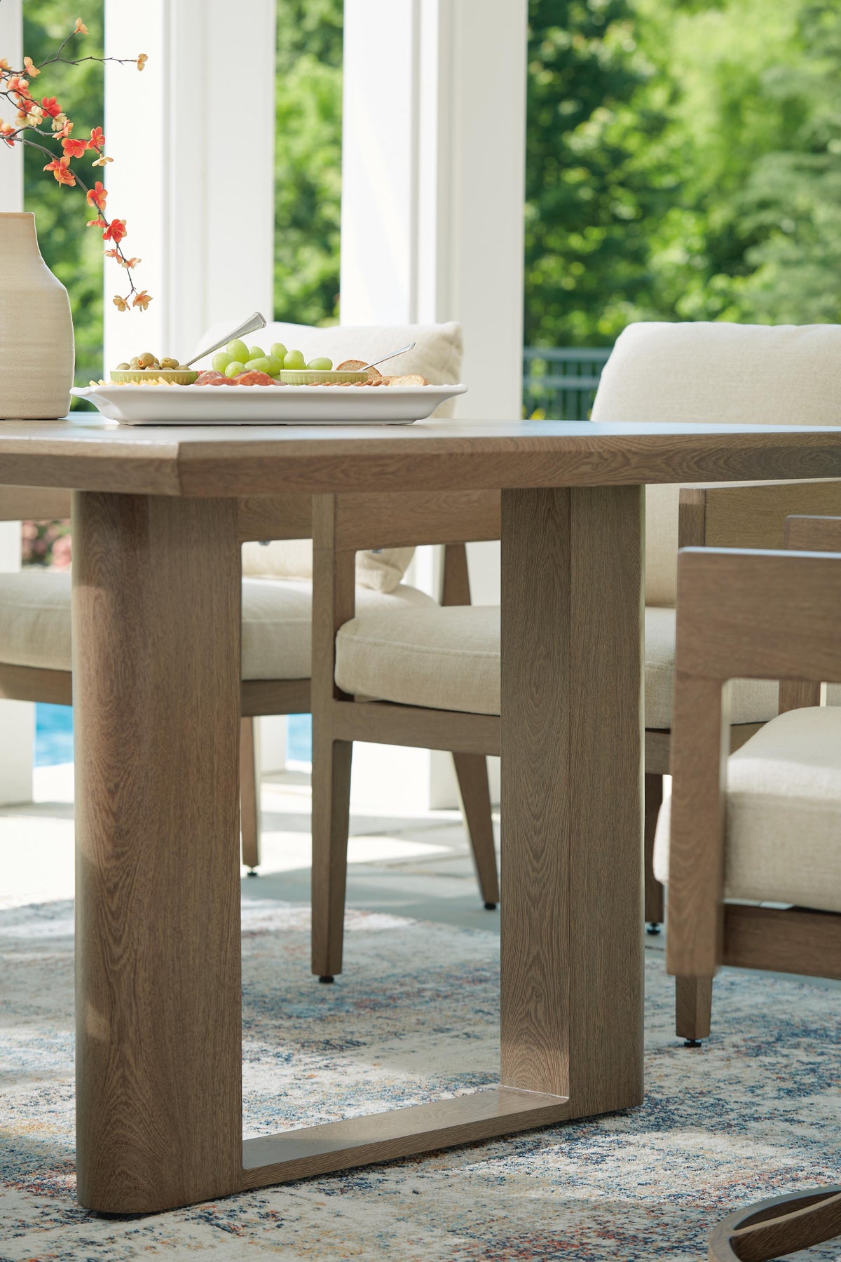 Serene Bay Outdoor Dining Table - P671-625 - finish or detail (supplier image 6)