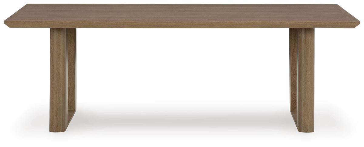 Serene Bay Outdoor Dining Table - P671-625 - product view or room setting; only outdoor dining table included (supplier image 3)