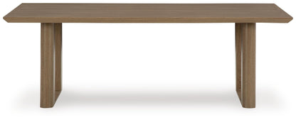Serene Bay Outdoor Dining Table - P671-625 - product view or room setting; only outdoor dining table included (supplier image 3)