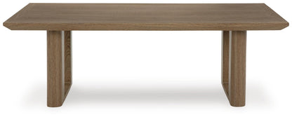 Serene Bay Outdoor Coffee Table - P671-701 - product view or room setting; only outdoor coffee table included (supplier image 3)