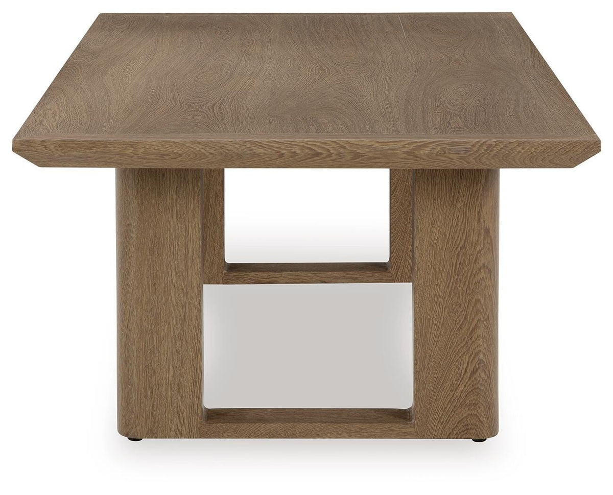 Serene Bay Outdoor Coffee Table - P671-701 - product view or room setting; only outdoor coffee table included (supplier image 4)