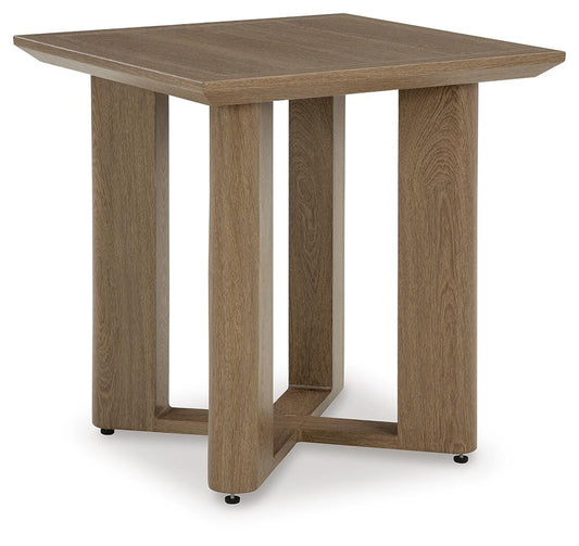 Serene Bay Outdoor End Table - P671-702 - product view or room setting; only outdoor end table included (supplier image 1)