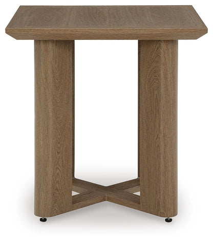 Serene Bay Outdoor End Table - P671-702 - product view or room setting; only outdoor end table included (supplier image 3)