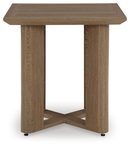 Serene Bay Outdoor End Table - P671-702 - product view or room setting; only outdoor end table included (supplier image 4)