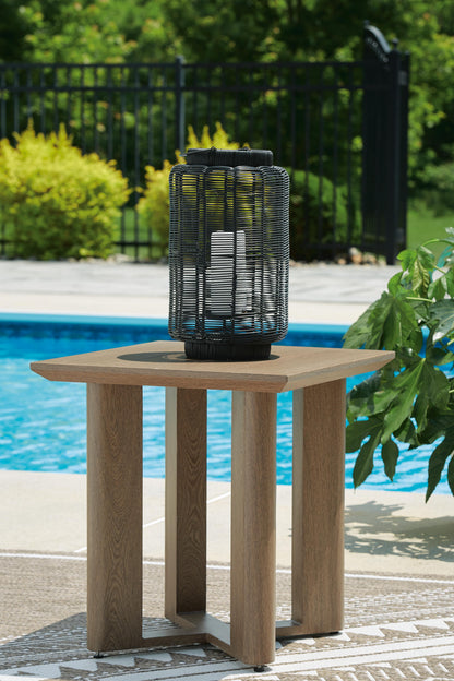 Serene Bay Outdoor End Table - P671-702 - product view or room setting; only outdoor end table included (supplier image 2)