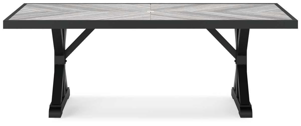 Beachcroft Outdoor Dining Table - P792-625 - product view or room setting; only outdoor dining table included (supplier image 5)