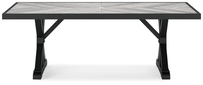 Beachcroft Outdoor Dining Table - P792-625 - product view or room setting; only outdoor dining table included (supplier image 5)